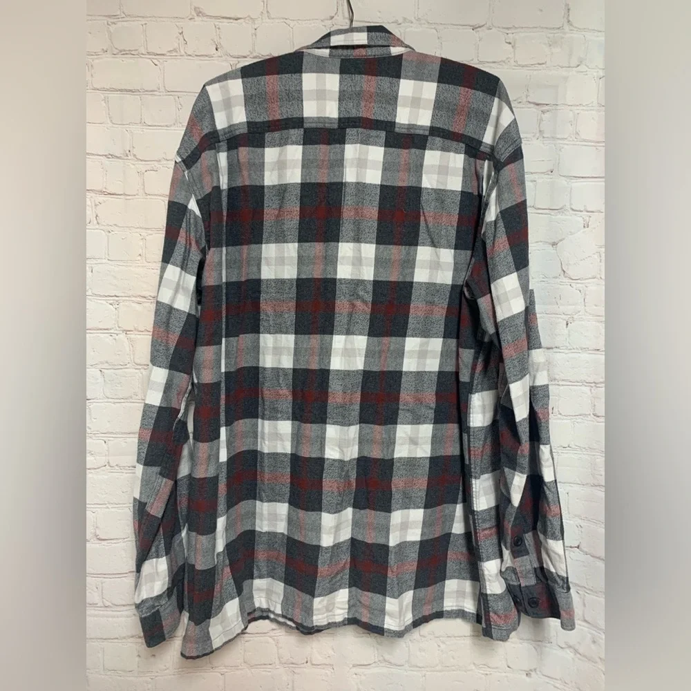 Patagonia Organic Cotton Plaid Flannel Shirt Size XXL - Picture 6 of 6